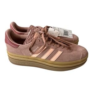 New Adidas Gazelle Bold, Warm Clay/Clear Orange/Ruby 8
